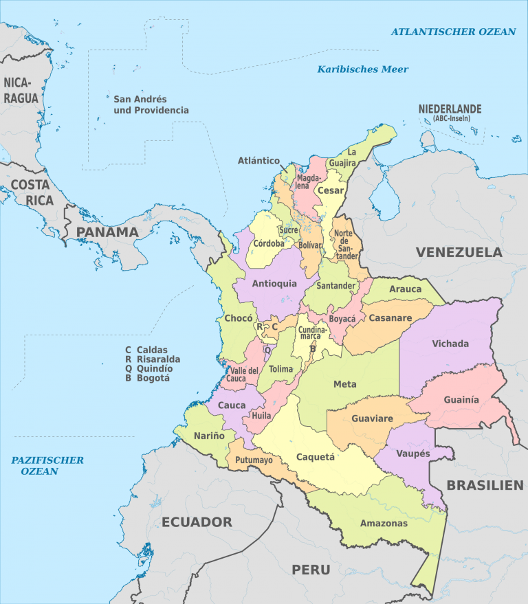 con que paises limita colombia