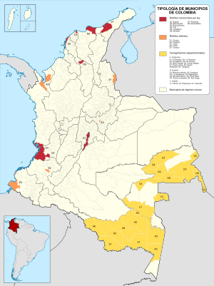 distritos especiales de Colombia
