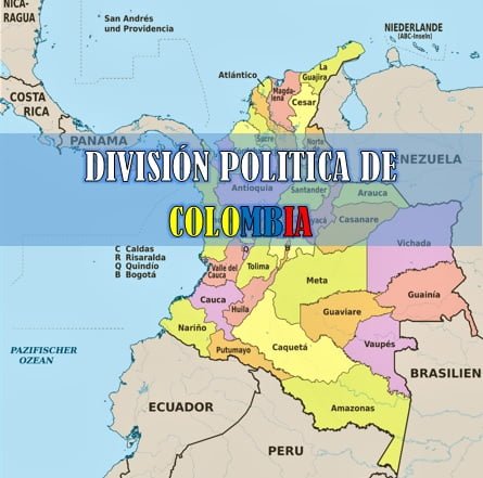 division politica de colombia