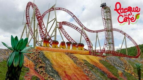 Atracciones del parque del cafe