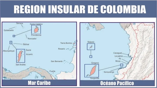 Region insular Colombia
