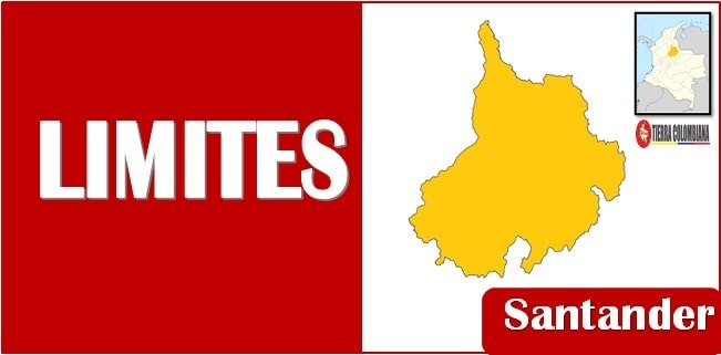 cuales son los limites del departamento de Santander