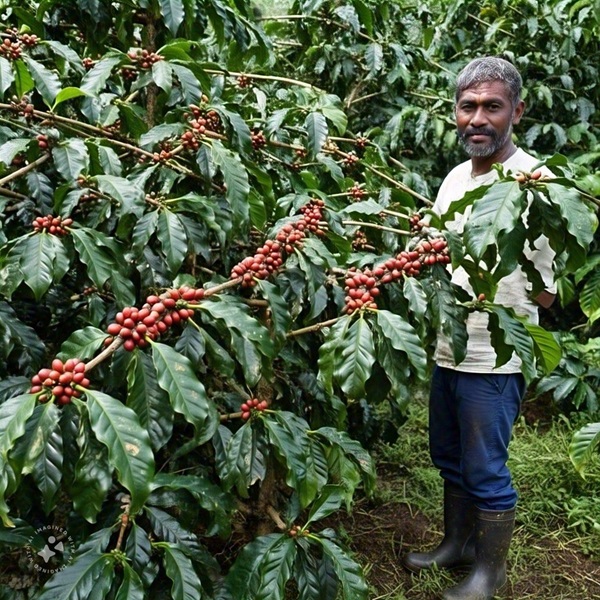 Produccion de cafe en Colombia