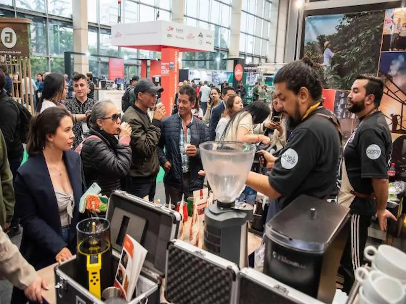 Feria cafetera en Corferias Bogotá con miles de visitantes